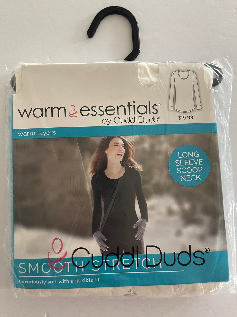 Cuddl Duds Warm Essentials Long Sleeve Layering Top Medium
